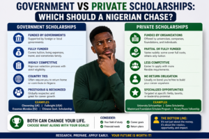Government Vs Private Scholarships: Which Should A Nigerian Chase?